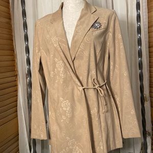jacket. Light Brown Size 12